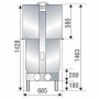 AXIS H 1600 double face XXL WS Black