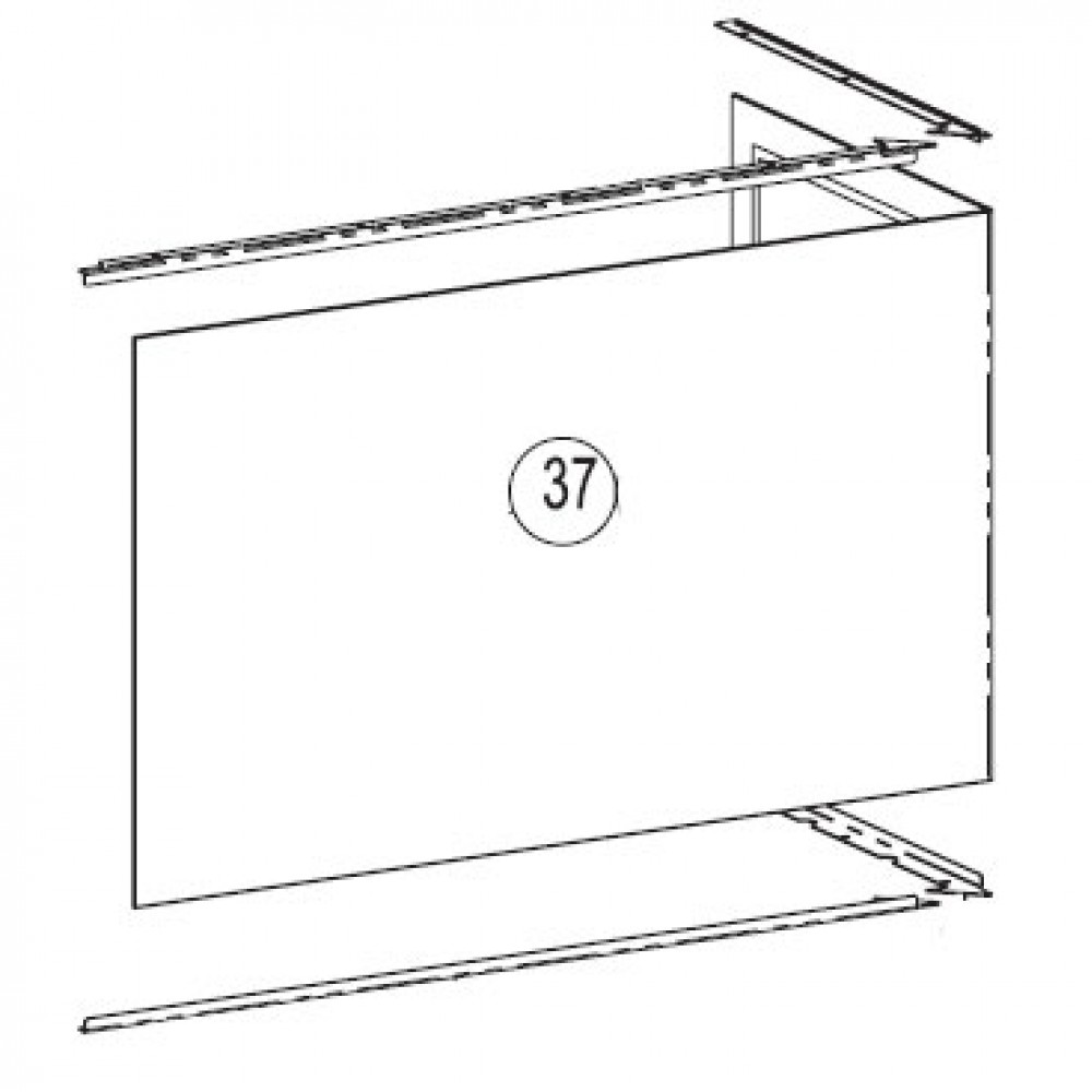 EDILKAMIN Стекло для топок Side 2 sx/dx