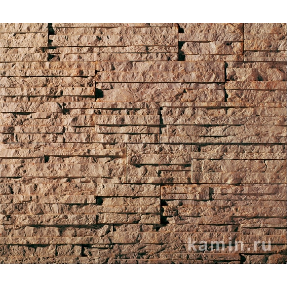 PALAZZETTI Камень Easy Stone: CARPAZI коричневый угл. 2 лин.м