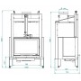 PALAZZETTI Ecomonoblocco 86 S frontale