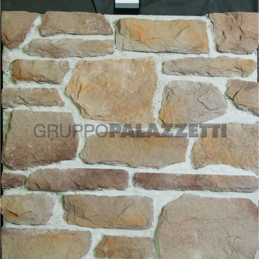 PALAZZETTI Камень Easy Stone: CAUCASO коричневый угл. 2 лин.м
