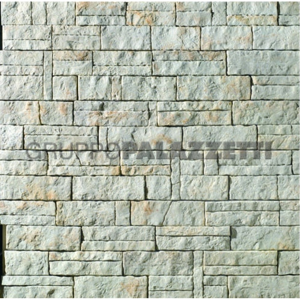 PALAZZETTI Камень Easy Stone: PIRENEI белый угл. 2 лин.м