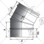 ВУЛКАН Отвод 30° на расш. OTHR d160 матов.