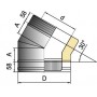ВУЛКАН Отвод 30° DOTH D300 с изол.50мм нерж321/нерж304